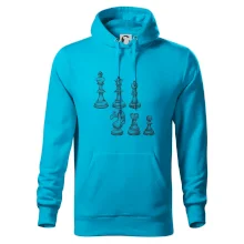 Šachové figúrky kreslené