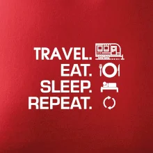 Eat sleep travel - Veľký príves