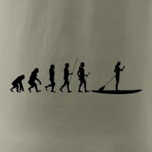 Evoluce paddleboard žena