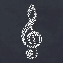 Husľový kľúč z nôt