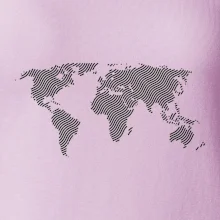 Mapa sveta odtlačok