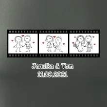 Svadobný deň - váš nápis (Hana-creative)