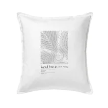 Lysá hora - vrstevnice v obdĺžniku