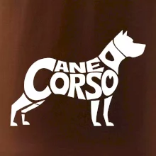 Cane corso nápis v tele