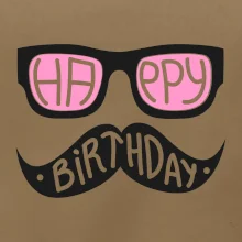 Mustache narozeniny - okuliare