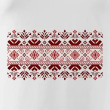 Ukrajinský vzor - červený Ukrajinský vzor - červený