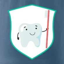 Zúbok na prsníku - zubná kefka