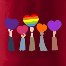 LGBT ruky srdce