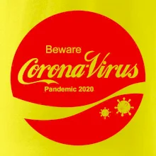 Corona virus pandemic logo