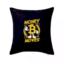 Money moves bitcoin mascot