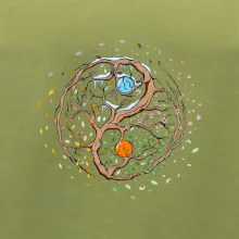 Yin & Yang strom - zima, leto