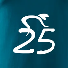 Cyklista oslavuje dvadsaťpäťku (25)