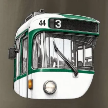 Detail čela T3R SLF tečkovaná perokresba