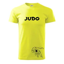 Judo nápis + postavy