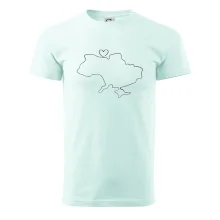 Mapa Ukrajiny - srdce