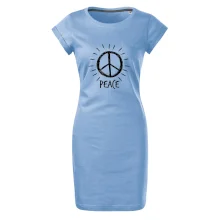 Peace symbol čiernobiely