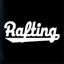 Rafting nápis