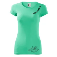 Running nápis šikmo