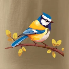 Sýkorka modrinka kreslená