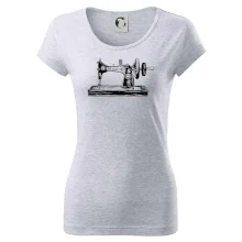 Šijací stroj - starý kreslený