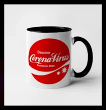 Corona virus pandemic logo Corona virus pandemic logo