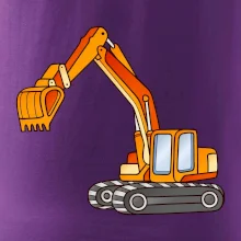 Bager bez nápisu oranžový