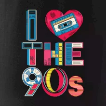 Aj love 90s - srdce a kazeta Aj love 90s - srdce a kazeta