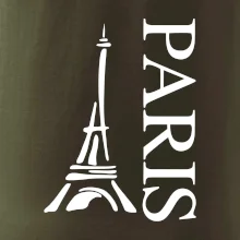 Paris nápis Eiffelovka na výšku