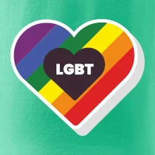 LGBT srdce dúhové