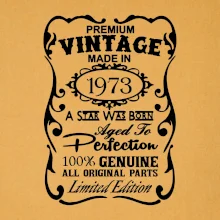 Vintage Etiketa - 1973