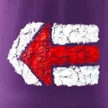 Párová turistická značka  červená Párová turistická značka  červená