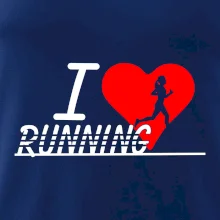I love running dievča