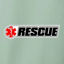 Záchranár rescue kríž červený