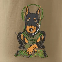 Bojový doberman (Pecka design)