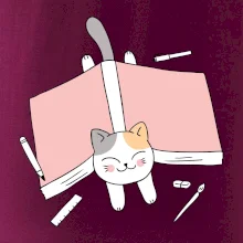 Učenie na štátnice mačka