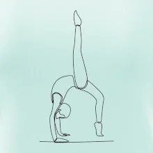 Gymnastika na rukách jedným ťahom