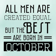 All men are created equal october