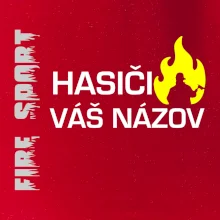 Hasiči - Váš názov - FLUO + Reflexná potlač