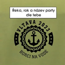 K vode - kotva (vlastný nápis)