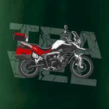 Cestovná enduro červená Cestovná enduro červená