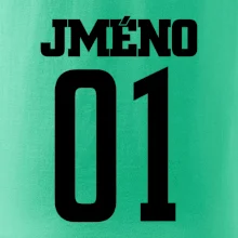Futbalový dres - vlastné meno a číslo