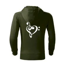 Husľový kľúč srdce Husľový kľúč srdce