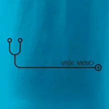 Doktor a sestrička - stetoskop s menom