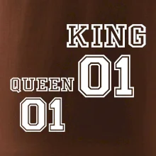 King - Queen - 01 dres (čiernobiela)