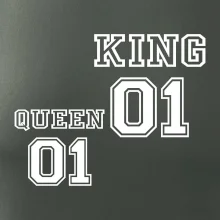 King - Queen - 01 dres (čiernobiela)