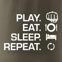 MMA eat sleep repeat