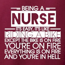 Being a nurse - bike