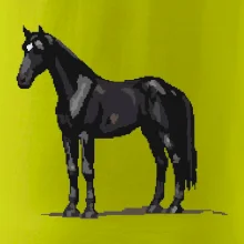 Čierny kôň pixel Čierny kôň pixel
