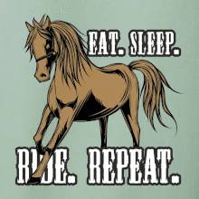 Eat Sleep Ride Repeat Western