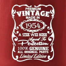 Vintage Etiketa - 1954